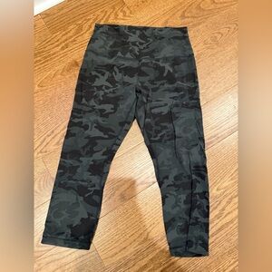 Lululemon Align Cropped Camo Leggings